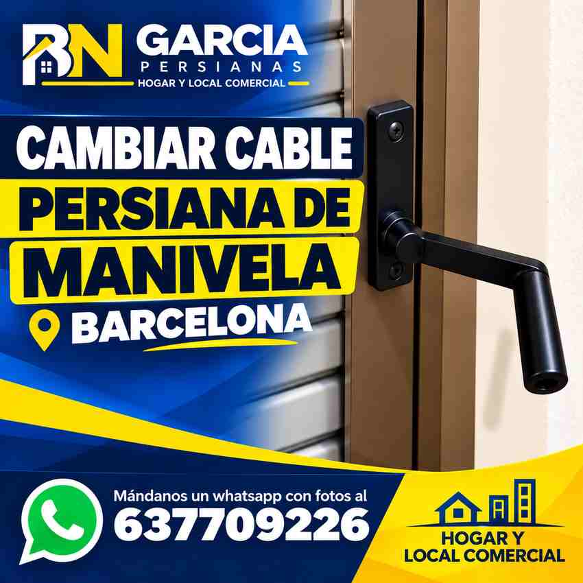cambiar cable persiana de manivela barcelona cambiar cable persiana de manivela barcelona