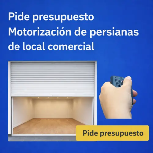 Motorizar persiana de local Barcelona Motorizar persiana de local Barcelona