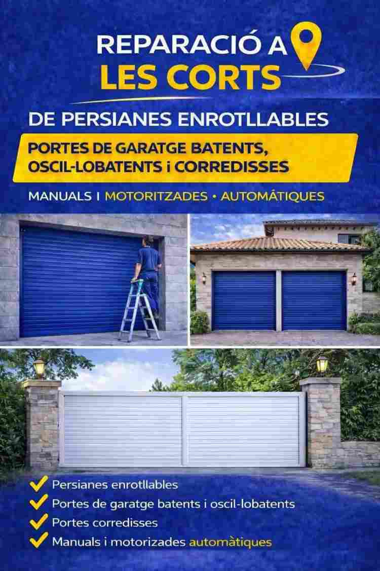 Reparación persianas y puertas de garaje de motor