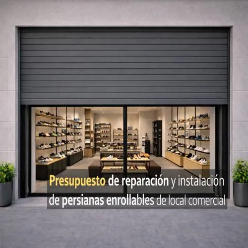 presupuesto persianas de local