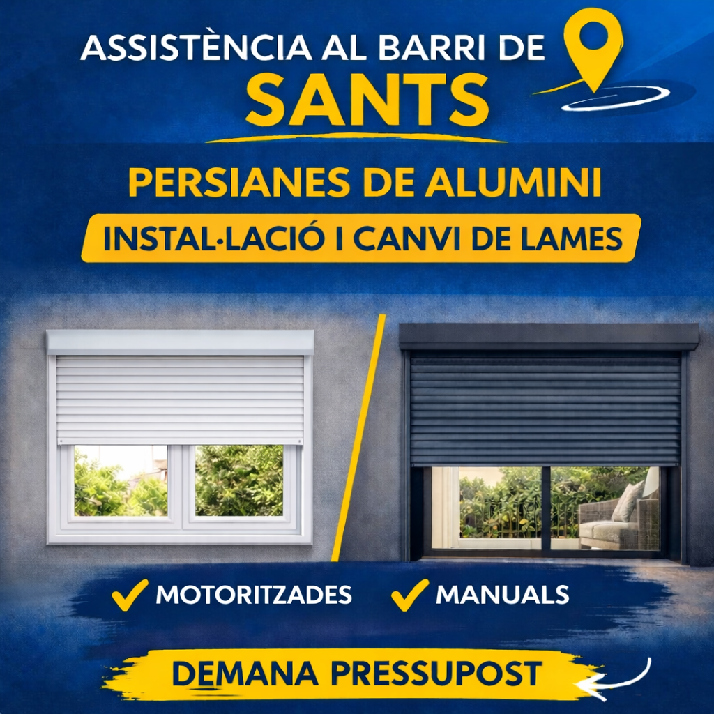 Instalación persianas Sants