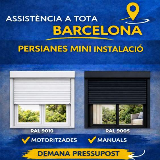 Instalación persiana exterior mini